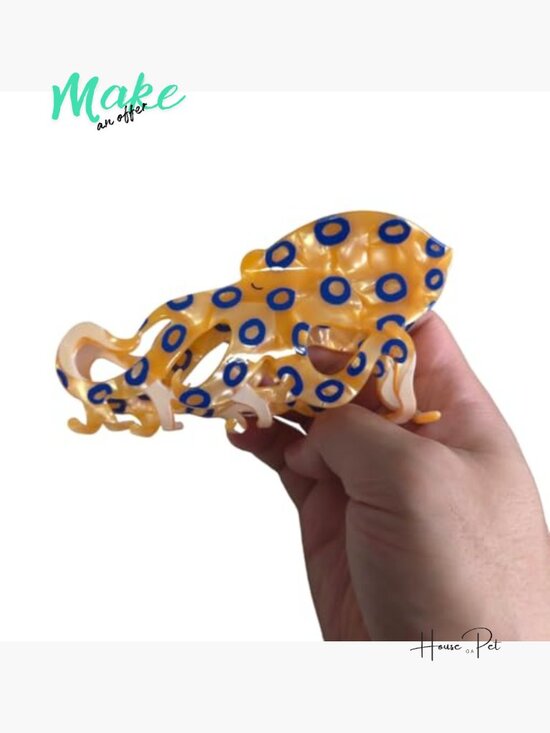 Octopus Hair Claw Clip, Acetate Fiber Claw Clip for Securing Hair main image 6